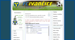 Desktop Screenshot of fcivancice.cz